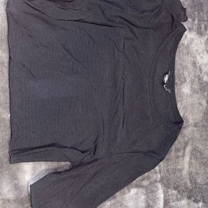 SEE THROUGH black top long sleeve from SHEIN